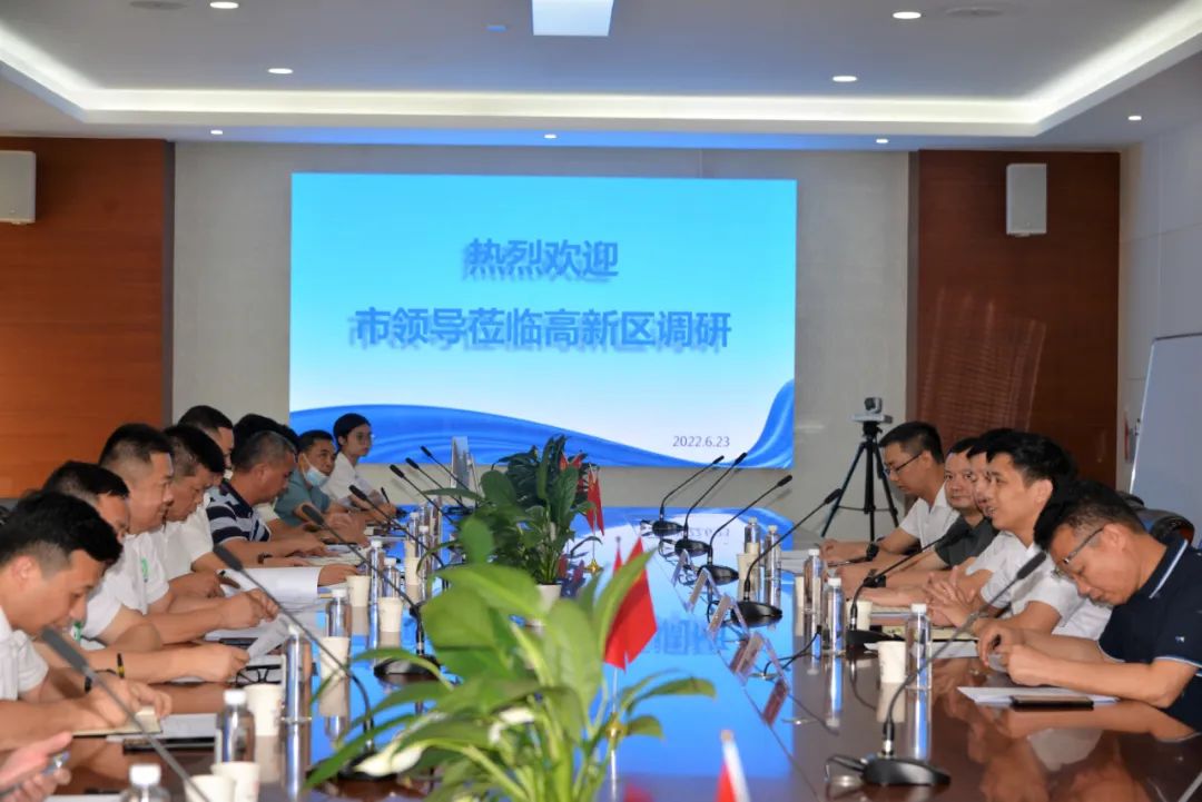 廉江市领导莅临金年会高新产业园调研指导廉江音乐小镇项目建设